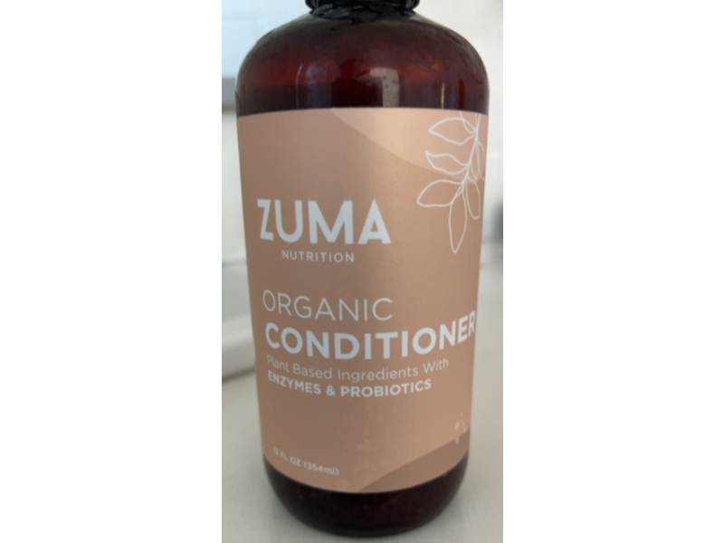 Zuma Nutrition Organic Conditioner, Enzymes & Probiotics, 12 fl oz/354 mL