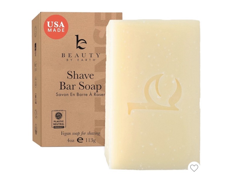 Beauty by Earth Shave Bar Soap, 4 oz/113 g