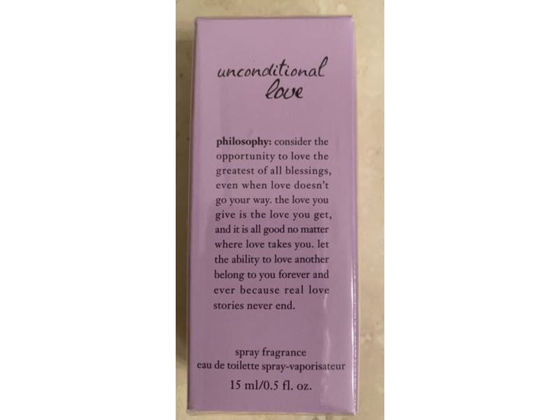 Philosophy Unconditional Love Spray Fragrance, 0.5 fl oz/15 ml
