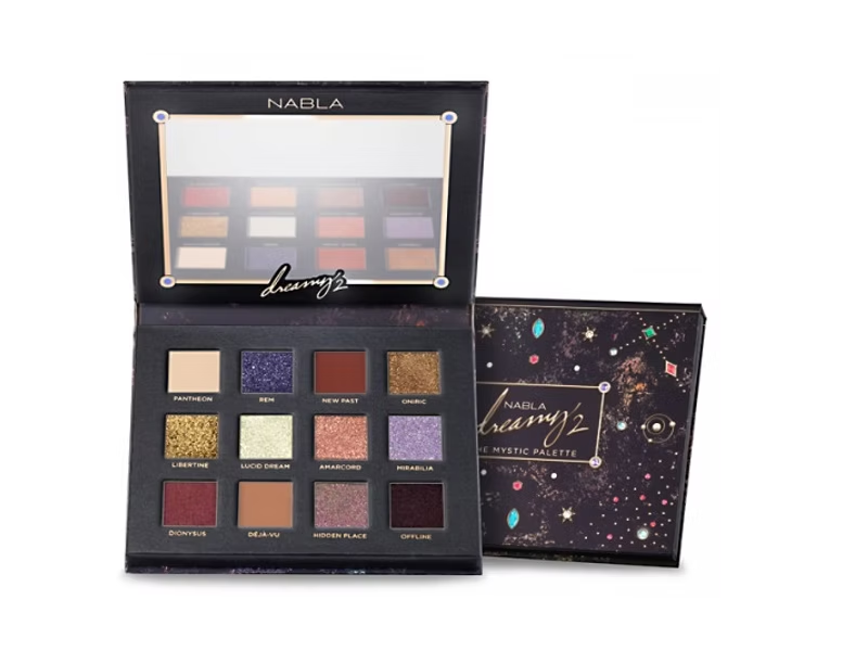 Nabla The Mystic Eyeshadow Palette, Dreamy 2, 0.3 fl oz/8.6 g