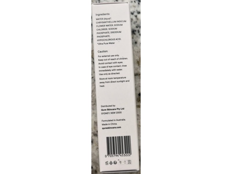 Qure Dermal Mist Hypochlorous Acid Spray, 0.5 fl oz/15 mL