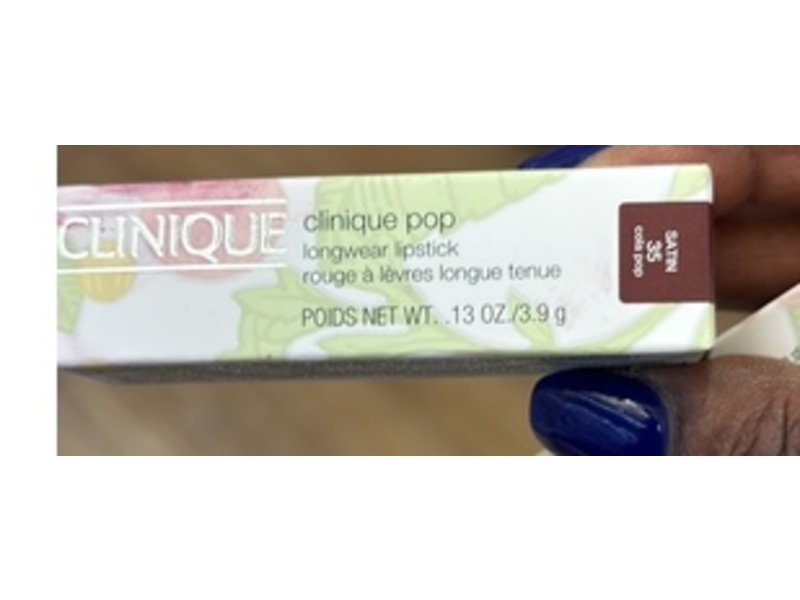 Clinique Pop Longwear Lipstick, 35 Satin, 0.13 oz/3.9 g