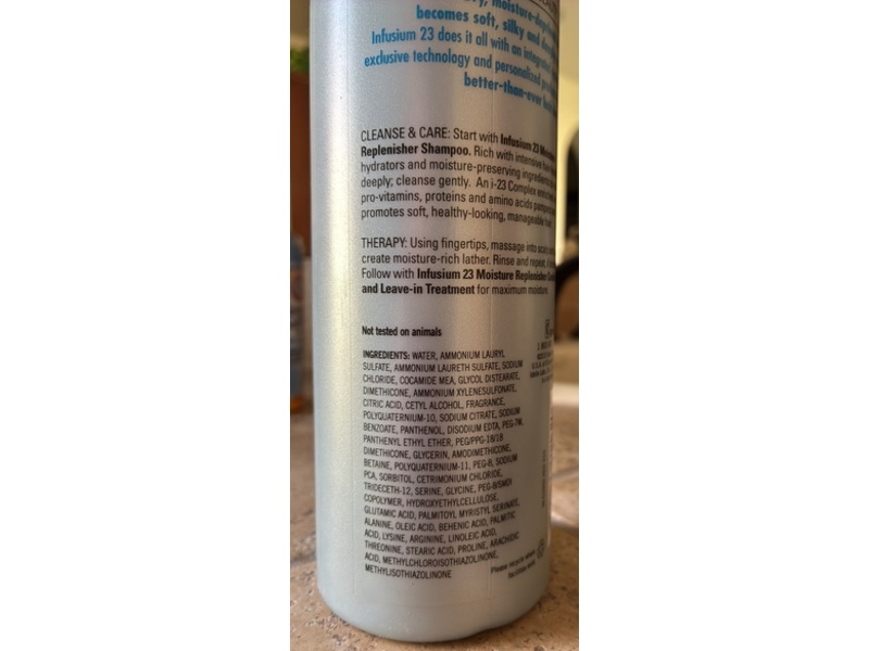 Infusium 23 Moisture Replenisher Shampoo, 16 fl oz/473 mL