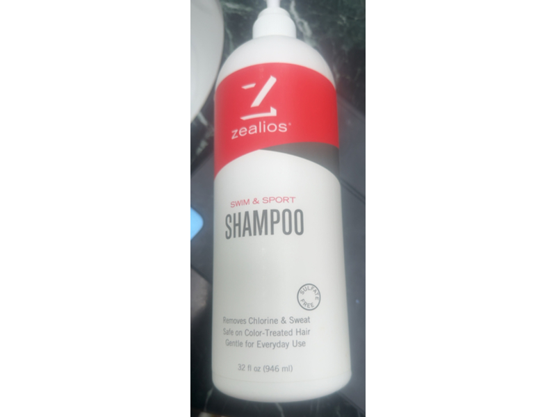 Zealios Swim & Sport Shampoo, 32 fl oz/946 mL
