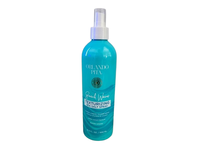 Orlando Pita Texturizing Sea Salt Spray, Beach Waves, 16.9 fl oz/500 mL