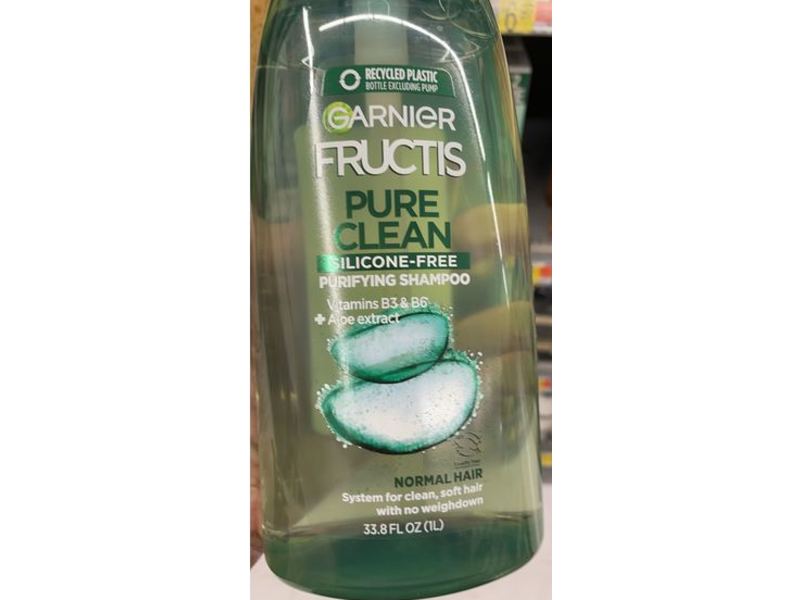 Garnier Fructis Purifying Shampoo, Pure Clean, 33.8 fl oz/1 L