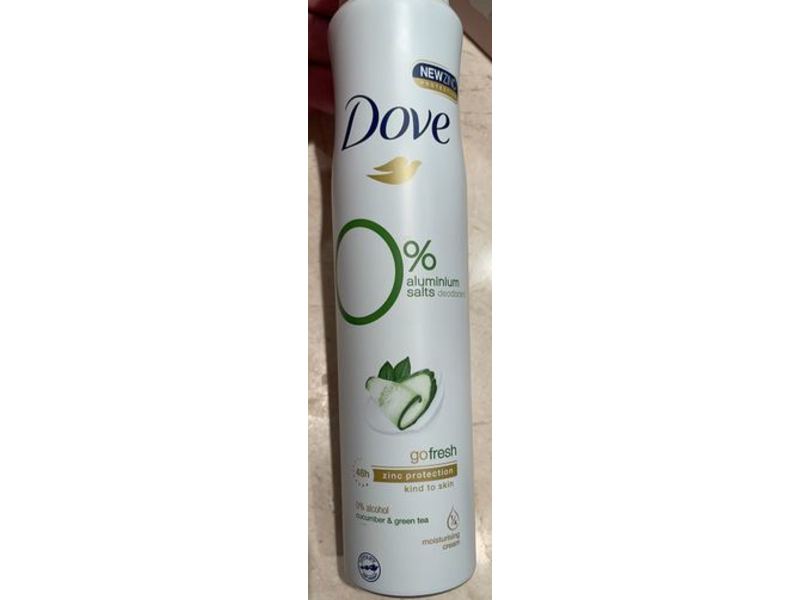 Dove Go Fresh Deodorant Spray, Cucumber & Green Tea, 200 mL