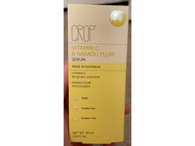 Crop Natural Vitamin C & Kakadu Plum Serum, 1.01 fl oz/30 mL