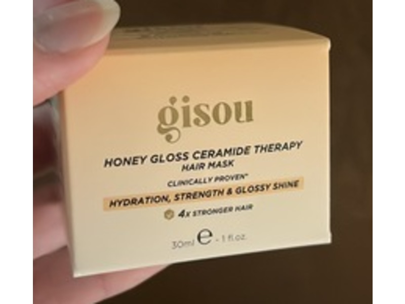 Gisou Ceramide Therapy Hair Mask, Honey Gloss, 1 fl oz/30 mL