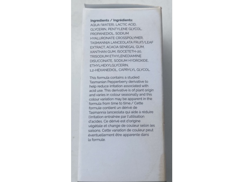 The Ordinary Superficial Peeling Formulation, Lactic Acid 5% + Ha, 1 fl oz/30 mL