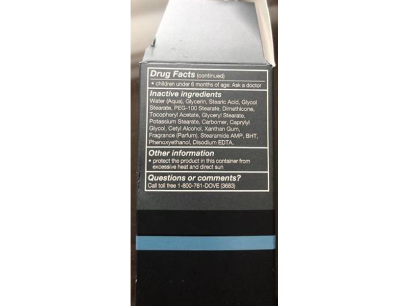 Dove Men + Care Face Lotion, Hydrate+, SPF 15, 1.69 fl oz/50 mL