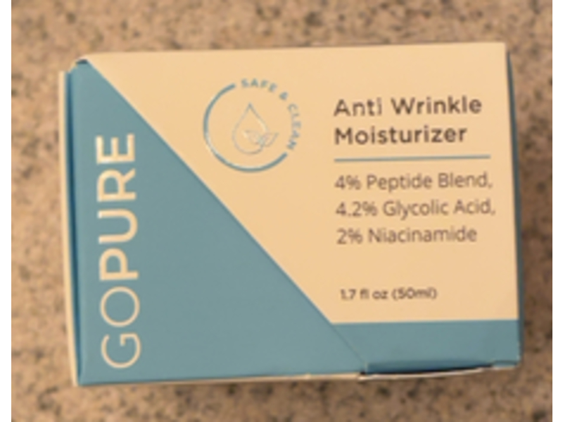GoPure Anti Wrinkle Moisturizer, 1.7 fl oz/50 mL