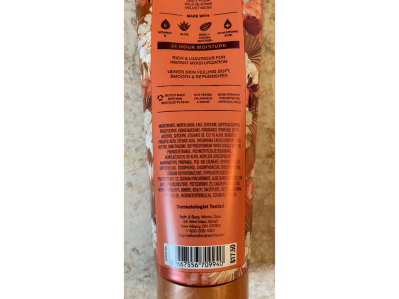 Bath & Body Works Fall In Bloom Ultimate Hydration Body Cream, Shea Butter + Hyaluronic Acid, 8 oz/226 g, Pack Of 2