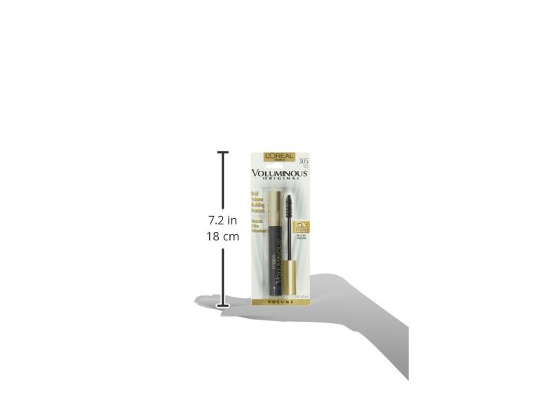 L'Oreal Paris Voluminous Original Mascara, Black, 0.28 Fluid Ounce