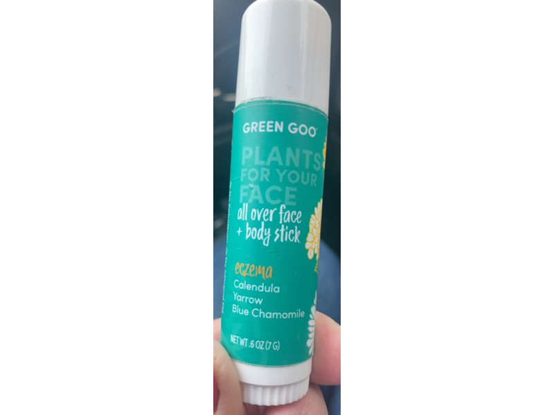 Green Goo All Over Face + Body Eczema Stick, Calendula, Yarrow, Blue Chamomile, 0.6 oz/7 g