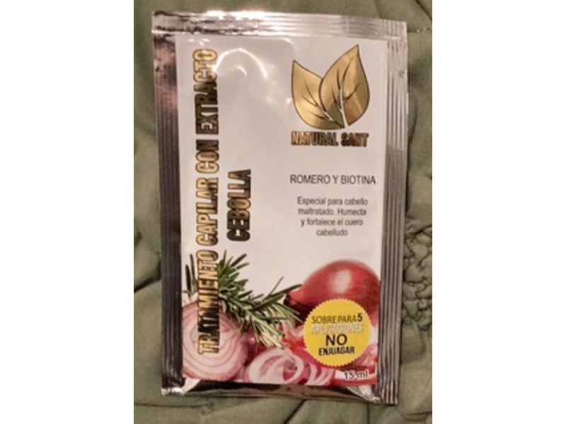 Natural Sant Hair Treatment, Onion, Rosemary & Biotin, 15 mL