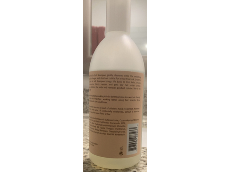 Hawaiian Silky Hair So Soft Shampoo, Apple Cider Vinegar & Black Castor Oil, 12 fl oz/355 mL