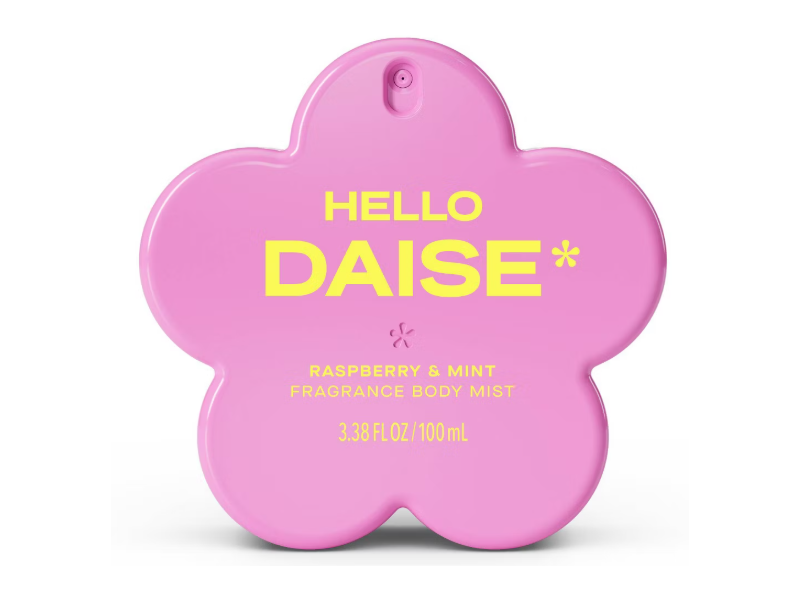 Hello Daise Fragrance Body Mist, Raspberry & Mint, 3.38 oz/100 mL