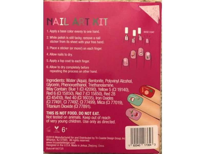 Tri-Coastal Design Nail Art Kit, 0.54 fl oz/16 ml