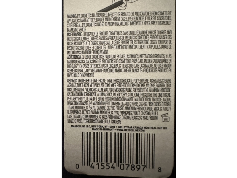 Maybelline New York Tattoo Studio Long-Lasting Eyeliner Pencil, 983 Metallic Nights