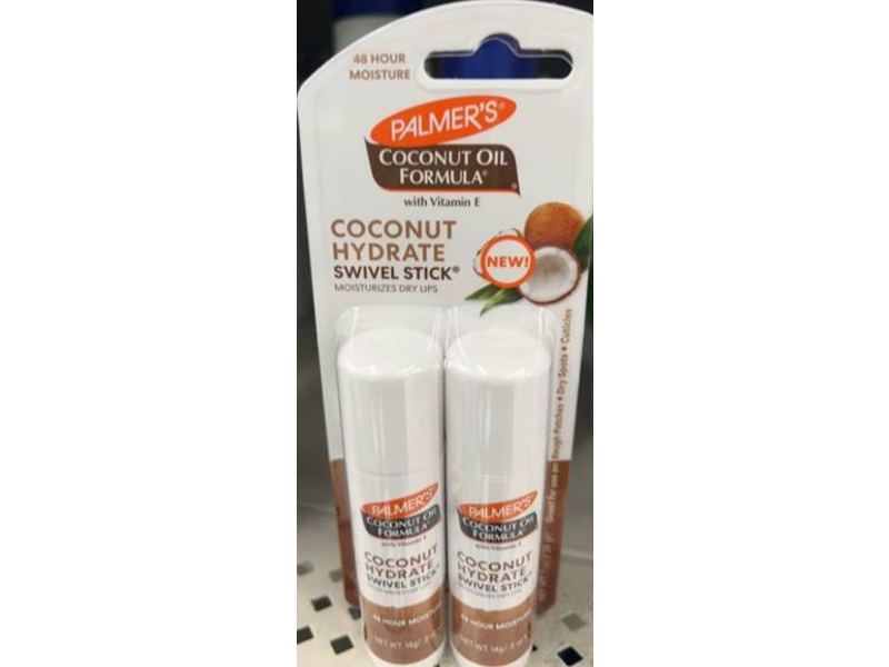 Palmer's Moisturizers Dry Lips, Coconut Oil, 0.5 oz/14 g, Pack Of 2