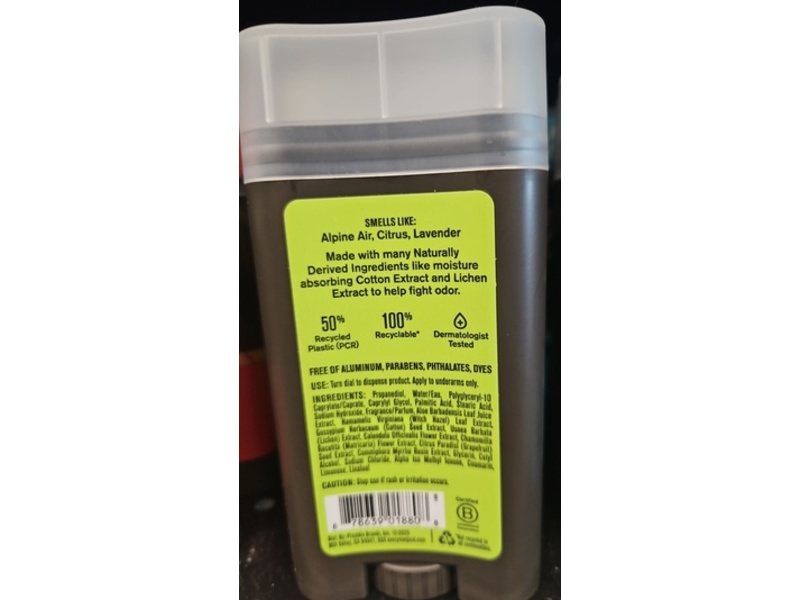 Every Man Jack Deodorant, Alpine Meadow, 3 fl oz/85 g