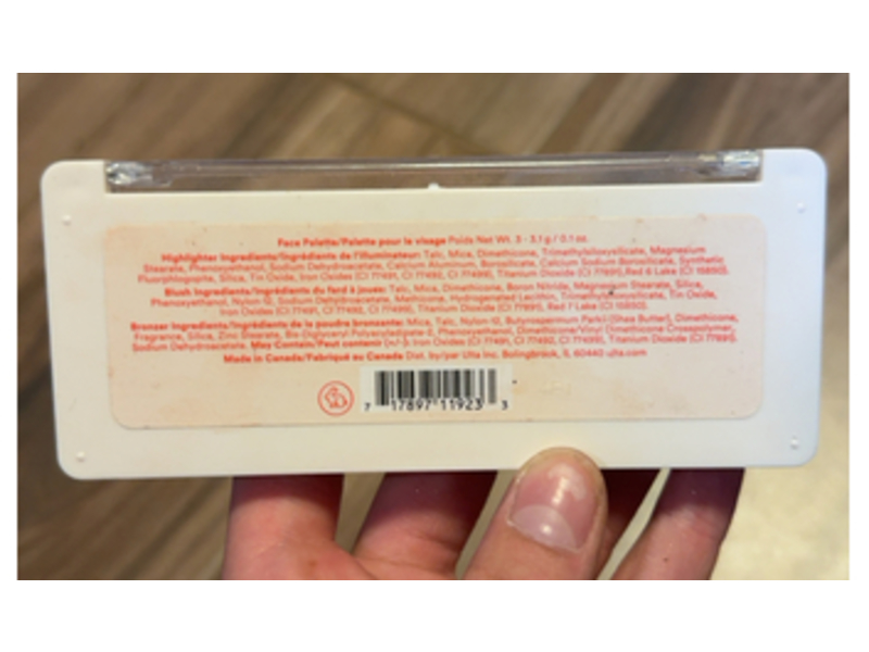 Ulta Beauty Sunkissed Face Palette, 0.1 oz/3.31 g