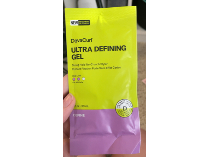 Devacurl Define Ultra Defining Gel, Strong Hold, 1 fl oz/30 mL