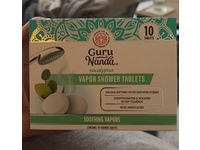 Guru Nanda Vapor Shower Tablets, Eucalyptus, 10 Count - thumbnail 2