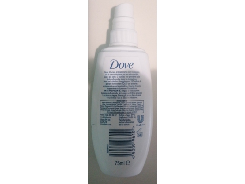 Dove Original Antiperspirants Deodorant Moisturizing Cream, 75 mL