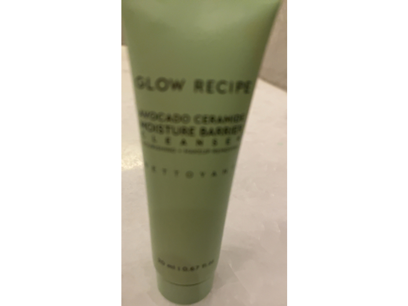 Glow Recipe Avocado Ceramide Moisture Barrier Cleanser, 0.67 fl oz/20 mL