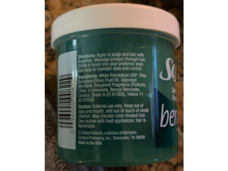 Softee Hair Dress & Pressing Oil, Bergamot, 5 oz/141 g