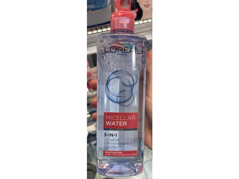 L'Oreal Paris 3-In-1 Moisturizing Micellar Water, 400 mL