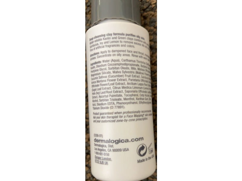 Dermalogica Dermal Clay Cleanser, 1.7 fl oz/50 mL