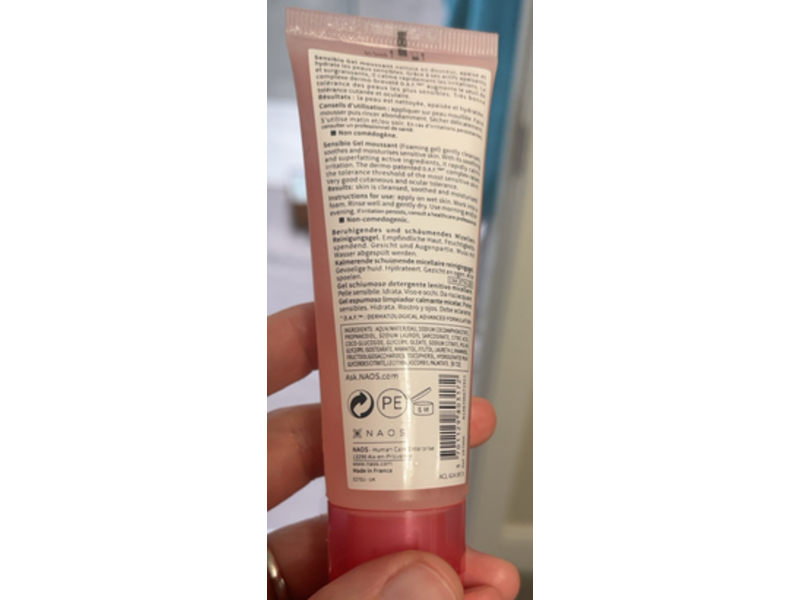 Bioderma Sensibio Gel Moussant Smooth Micellar Clansing Foaming Gel, 1.5 fl oz/45 mL