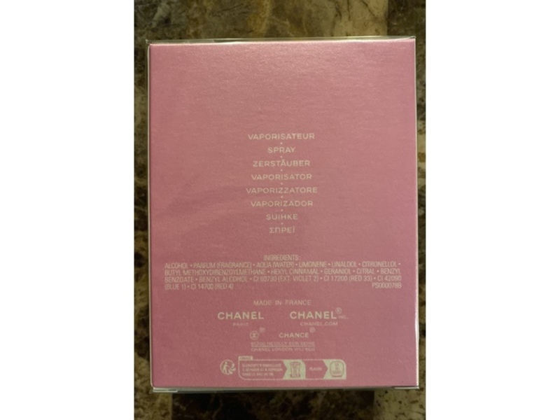 Chanel Eau De Parfum, Chance Eau Splendide, 1.7 fl oz/50 mL