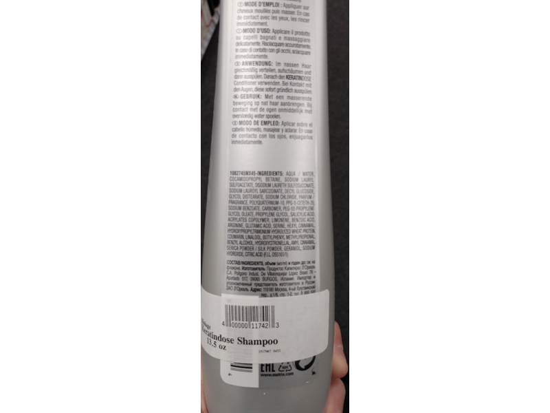 Biolage Advanced Keratindose Shampoo, 13.5 fl oz/400 mL