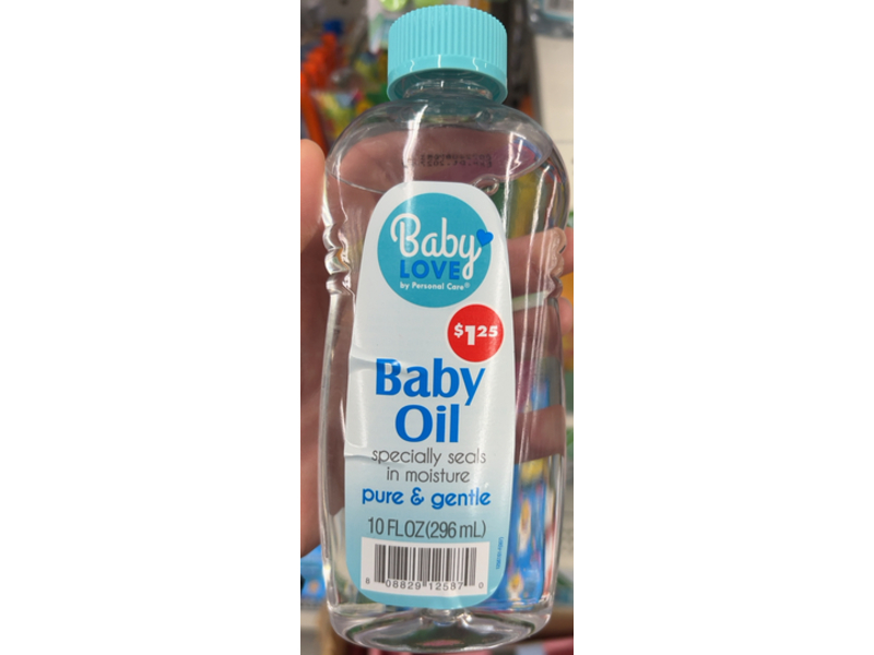 Baby Love By Personal Care Pure & Gentle Baby Oil, 10 fl oz/296 mL