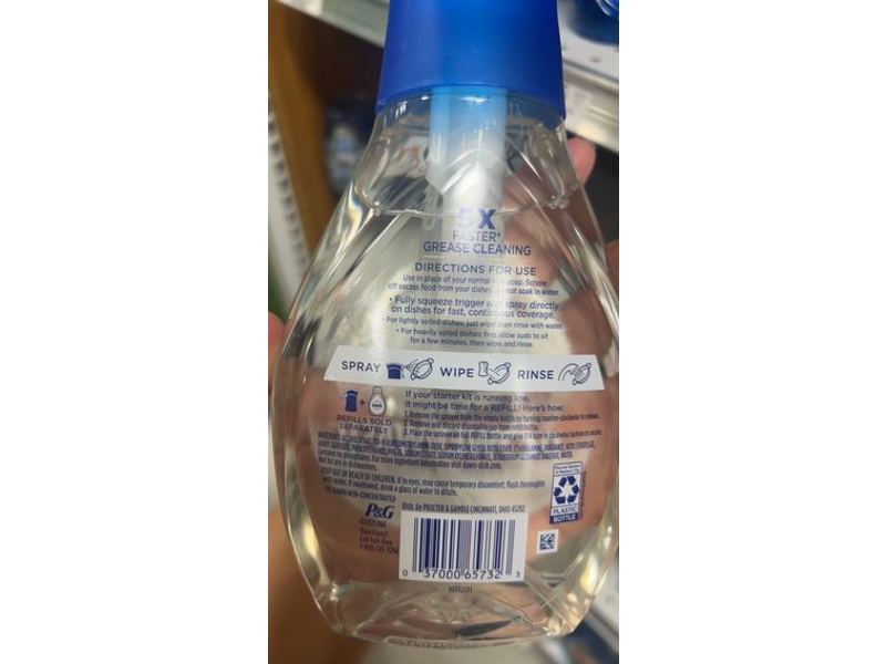 Dawn Ultra Platinum Power Wash Dish Spray, Fresh & Clear, 16 fl oz/473 mL