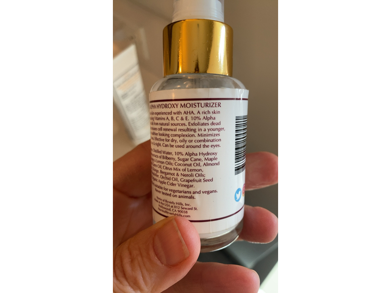 Nonie 10% AHA Moisturizer with 10% Alpha Hydroxy Acids