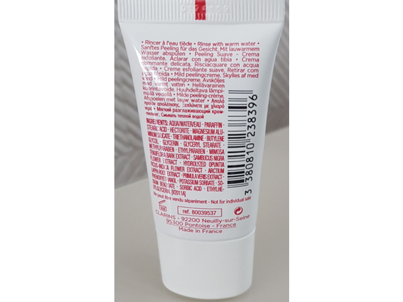 Clarins Gentle Peeling Smooth Away Cream, 0.5 oz/15 mL