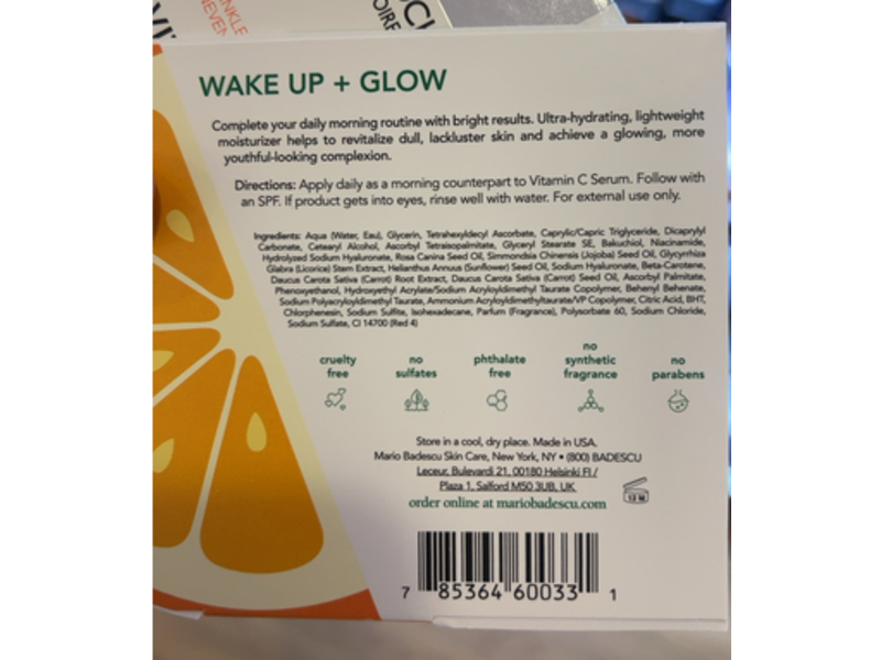 Mario Badescu Skin Care Vitamin C Cream, 1 oz/28 g