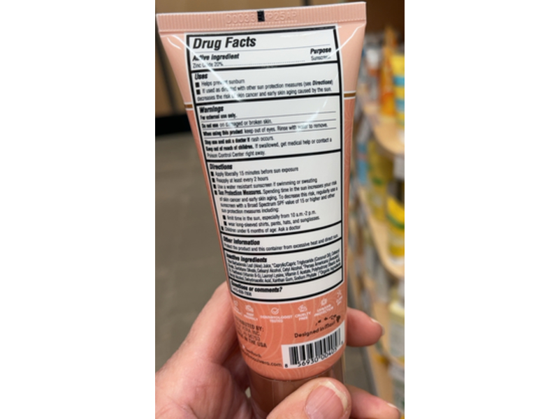 Maui Vera Mineral Sunscreen Lotion, Coconut, Aloe, Avocado, SPF 30, 3 fl oz/89 mL