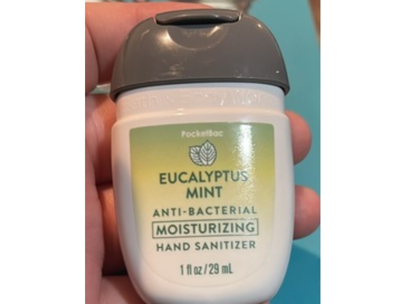 Bath & Body Works Pocketbac Anti Bacterial Moisturizing Hand Sanitizer, Eucalyptus Mint, 1 fl oz/29 mL