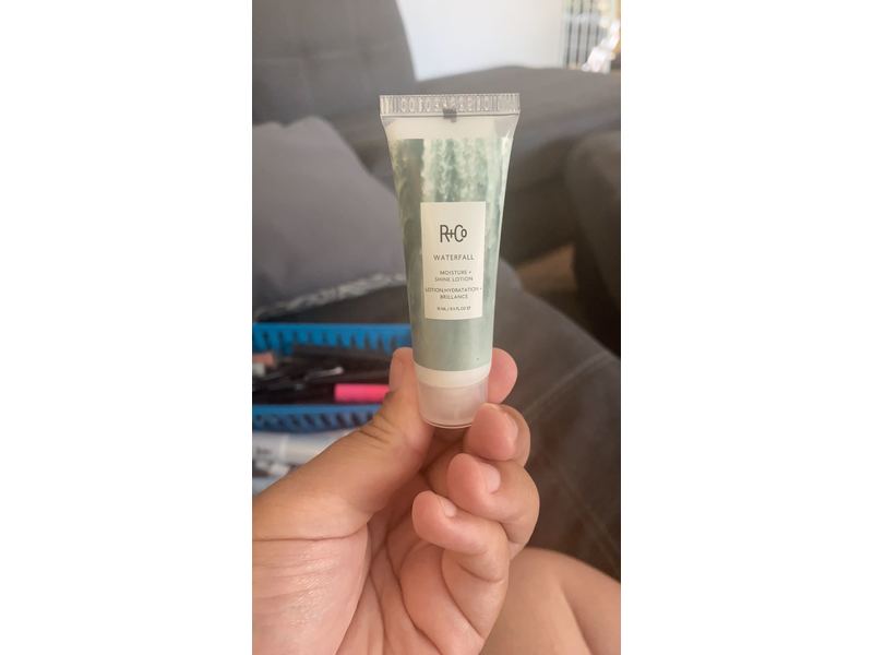 R+Co Waterfall Moisture + Shine Lotion, 0.5 fl oz/15 mL