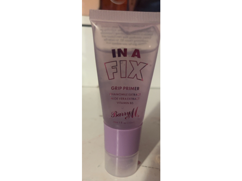 Barry M In A Fix Grip Primer, Chamomile Extract + Aloevera Extract & Vitamin B5, 1 fl oz/30 mL
