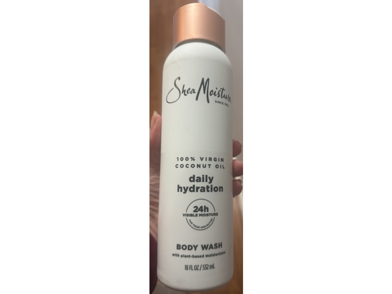 Sheamoisture Daily Hydration Body Wash, 100% Virgin Coconut Oil, 18 fl oz/532 mL