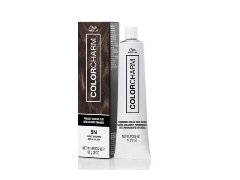 Wella Professionals Colorcharm Permanent Cream Hair Color, 5N Light Brown, 2 oz/57 g