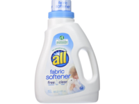 All Fabric Softener, Free & Clear, 60 Loads, 48 fl oz/1.41 L - thumbnail 1