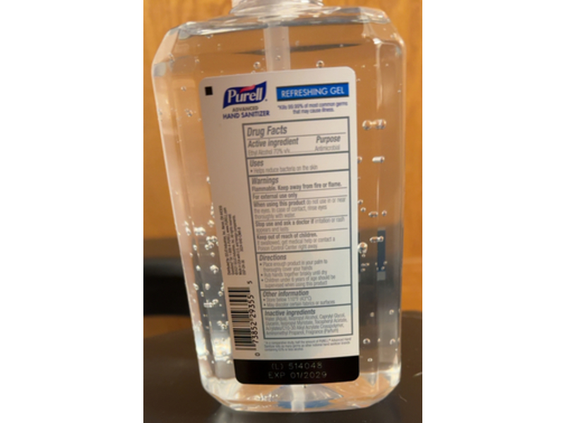 Purell Advanced Hand Sanitizer Refreshing Gel, 24 fl oz/708 mL
